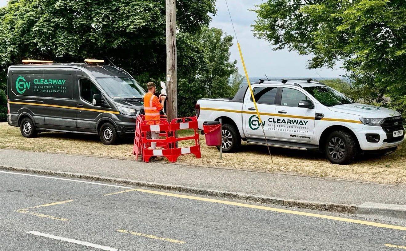 Clearway Site Services fleet vehicles